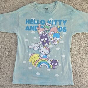 Hello Kitty And Friends Aqua Graphic Tee